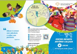 Folheto Creche Centro Infantil António Calcada